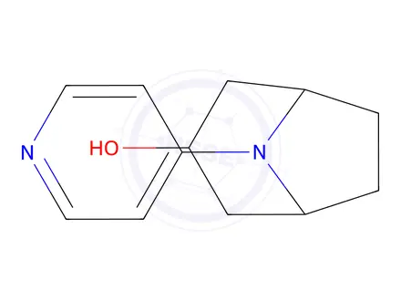 Chemical structure of 8-(pyridin-4-yl)-8-azabicyclo[3.2.1]octan-3-ol