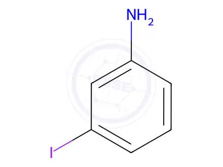 Chemical structure of 3-Iodoaniline