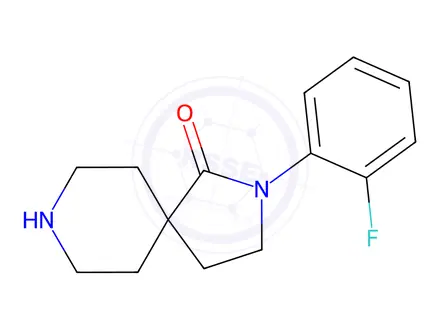 Chemical structure of 2-(2-Fluoro-phenyl)-2,8-diaza-spiro[4.5]decan-1-one