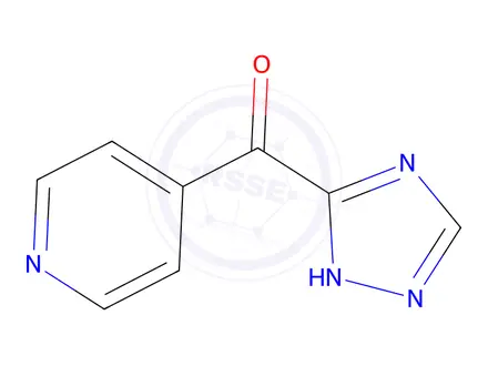 Chemical structure of 4-(4H-1,2,4-triazole-3-carbonyl)pyridine