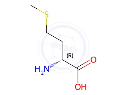 Chemical structure of D-Methionine
