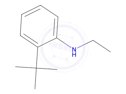 Chemical structure of 2-tert-butyl-N-ethylaniline