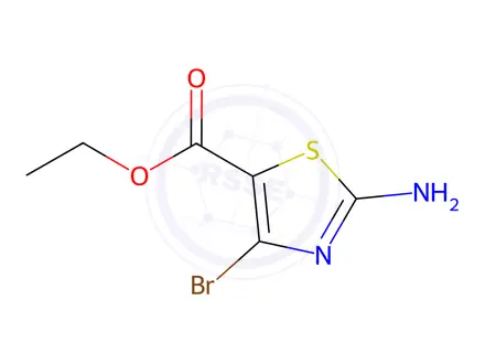Chemical structure of ethyl 2-amino-4-bromothiazole-5-carboxylate