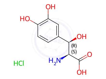 Chemical structure of Droxidopa Impurity 4 Hydrochloride