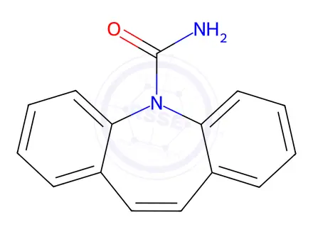 Chemical structure of Carbamazepine (Oxcarbazepine EP Impurity A)