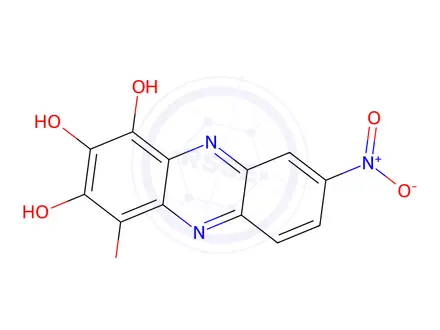 Chemical structure of 7-Nitrophenazine-1,2,3,4-tetrol