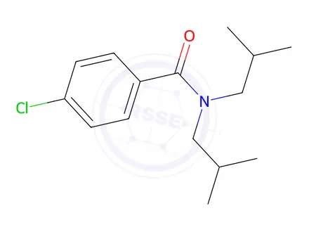 Chemical structure of 4-Chloro-N,N-diisobutylbenzamide
