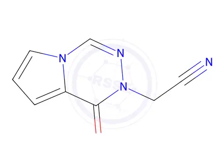 Chemical structure of 2-(1-Oxopyrrolo[1,2-d][1,2,4]triazin-2(1H)-yl)acetonitrile