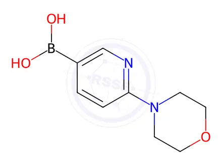 Chemical structure of 6-Morpholinopyridin-3-ylboronic acid