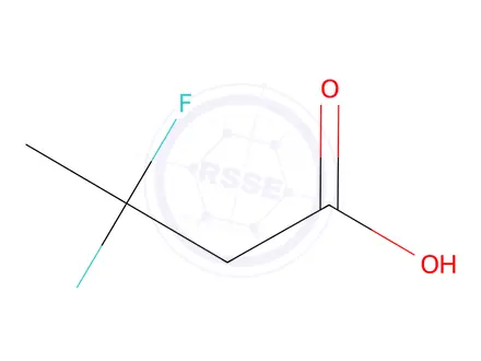 Chemical structure of 3,3-difluorobutanoic acid