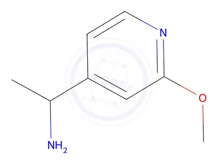 Chemical structure of 1-(2-Methoxypyridin-4-yl)ethanamine hydrochloride
