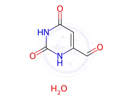Chemical structure of 1,2,3,6-tetrahydro-2,6-dioxopyriMidin-4-carbaldehyde hydrate