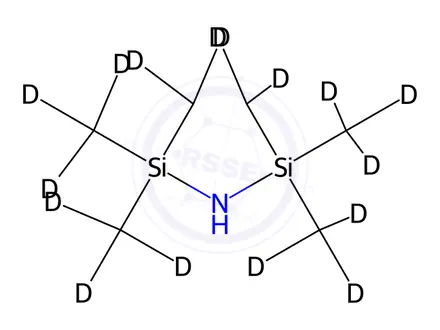 Chemical structure of Hexamethyl-d18-disilazane