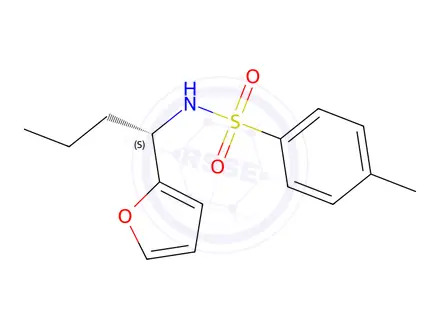 Chemical structure of (S)-N-(1-(Furan-2-yl)butyl)-4-methylbenzenesulfonamide
