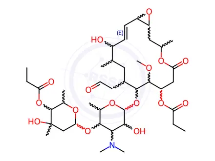 Chemical structure of maridomycin III