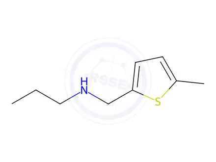 Chemical structure of n-((5-Methylthiophen-2-yl)methyl)propan-1-amine