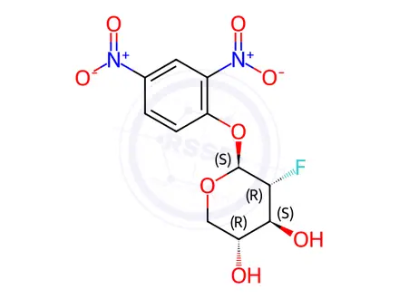 Chemical structure of 2,4-Dinitrophenyl 2-Deoxy-2-fluoro-beta-D-xylopyranoside