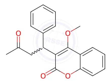 Chemical structure of Warfarin Impurity 7