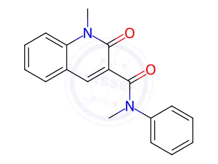 Chemical structure of N,1-Dimethyl-2-oxo-N-phenyl-1,2-dihydroquinoline-3-carboxamide