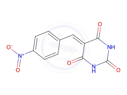 Chemical structure of 5-[(4-nitrophenyl)methylidene]-1,3-diazinane-2,4,6-trione