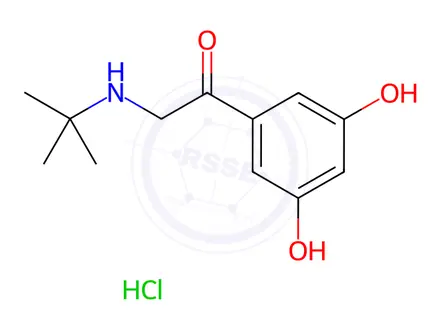 Chemical structure of Terbutaline EP Impurity C(Hydrochloride)