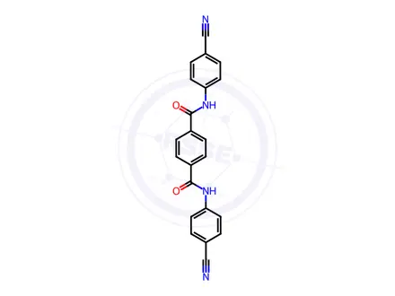 Chemical structure of N1,N4-Bis(4-cyanophenyl)terephthalamide