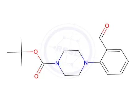 Chemical structure of 1-Boc-4-(2-formylphenyl)piperazine