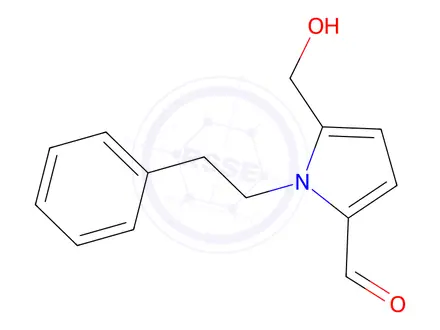 Chemical structure of ganodine