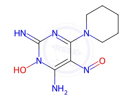 Chemical structure of Nitrosominoxidil