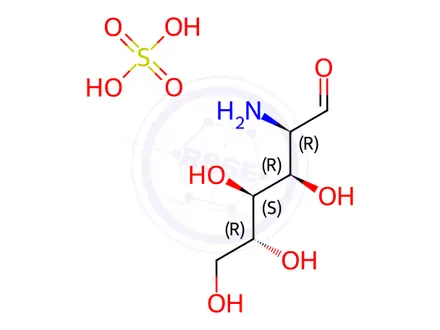 Chemical structure of D-Glucosamine Sulfate