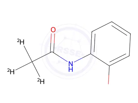 Chemical structure of N-(2-methoxyphenyl)acetamide-d3