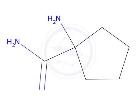 Chemical structure of 1-Aminocyclopentane-1-carboximidamide