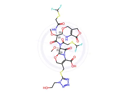 Chemical structure of Flomoxef Impurity 61