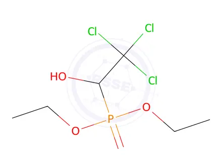Chemical structure of Diethyl (2,2,2-trichloro-1-hydroxyethyl)phosphonate