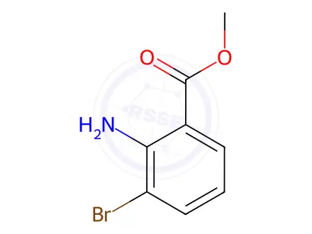 Chemical structure of Methyl 2-Amino-3-Bromobenzoate