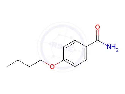 Chemical structure of 4-Butoxybenzamide