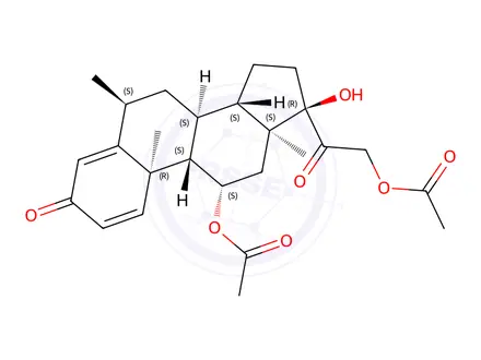 Chemical structure of Methylprednisolone Impurity 131