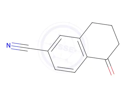 Chemical structure of 6-Cyano-1-tetralone