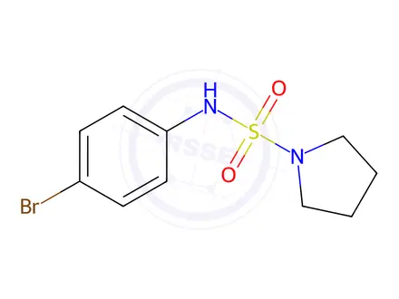 Chemical structure of n-(4-Bromophenyl)pyrrolidine-1-sulfonamide