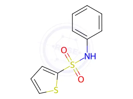 Chemical structure of N-Phenylthiophene-2-sulfonamide
