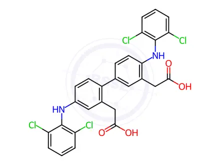 Chemical structure of Diclofenac Impurity 5