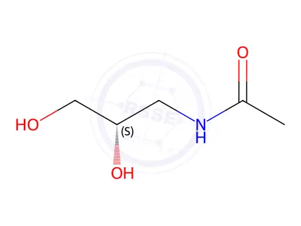 Chemical structure of (S)-N-(2,3-dihydroxypropyl)acetamide