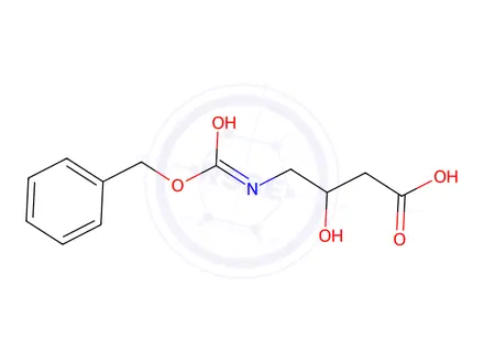 Chemical structure of 4-(((Benzyloxy)Carbonyl)Amino)-3-Hydroxybutanoic Acid