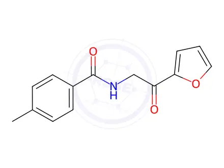 Chemical structure of N-(2-(Furan-2-yl)-2-oxoethyl)-4-methylbenzamide