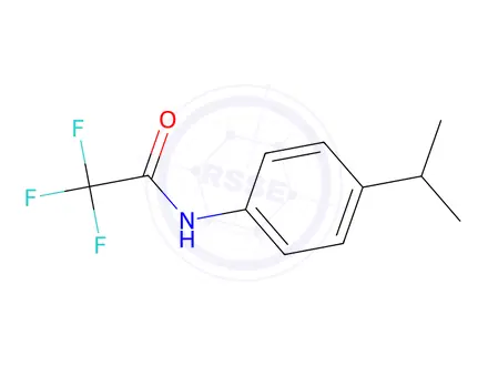 Chemical structure of 2,2,2-Trifluoro-N-(4-isopropylphenyl)acetamide