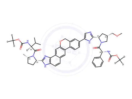 Chemical structure of Velpatasvir-d7
