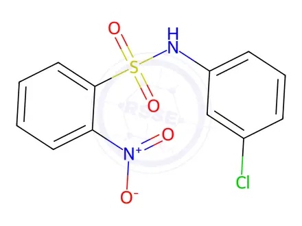 Chemical structure of N-(3-Chlorophenyl)-2-nitrobenzenesulfonamide