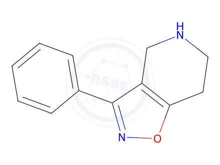 Chemical structure of 3-Phenyl-4,5,6,7-tetrahydroisoxazolo[4,5-c]pyridine