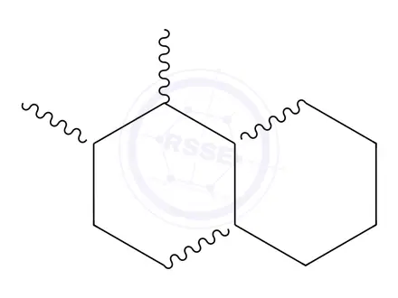 Chemical structure of Decahydro-1,2-dimethylnaphthalene