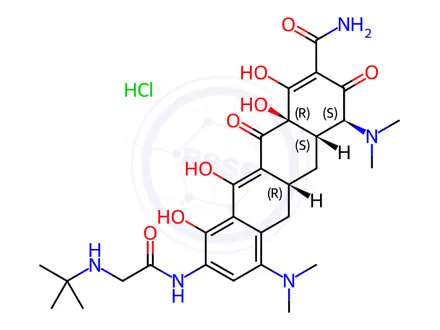 Chemical structure of Tigecycline Hydrochloride